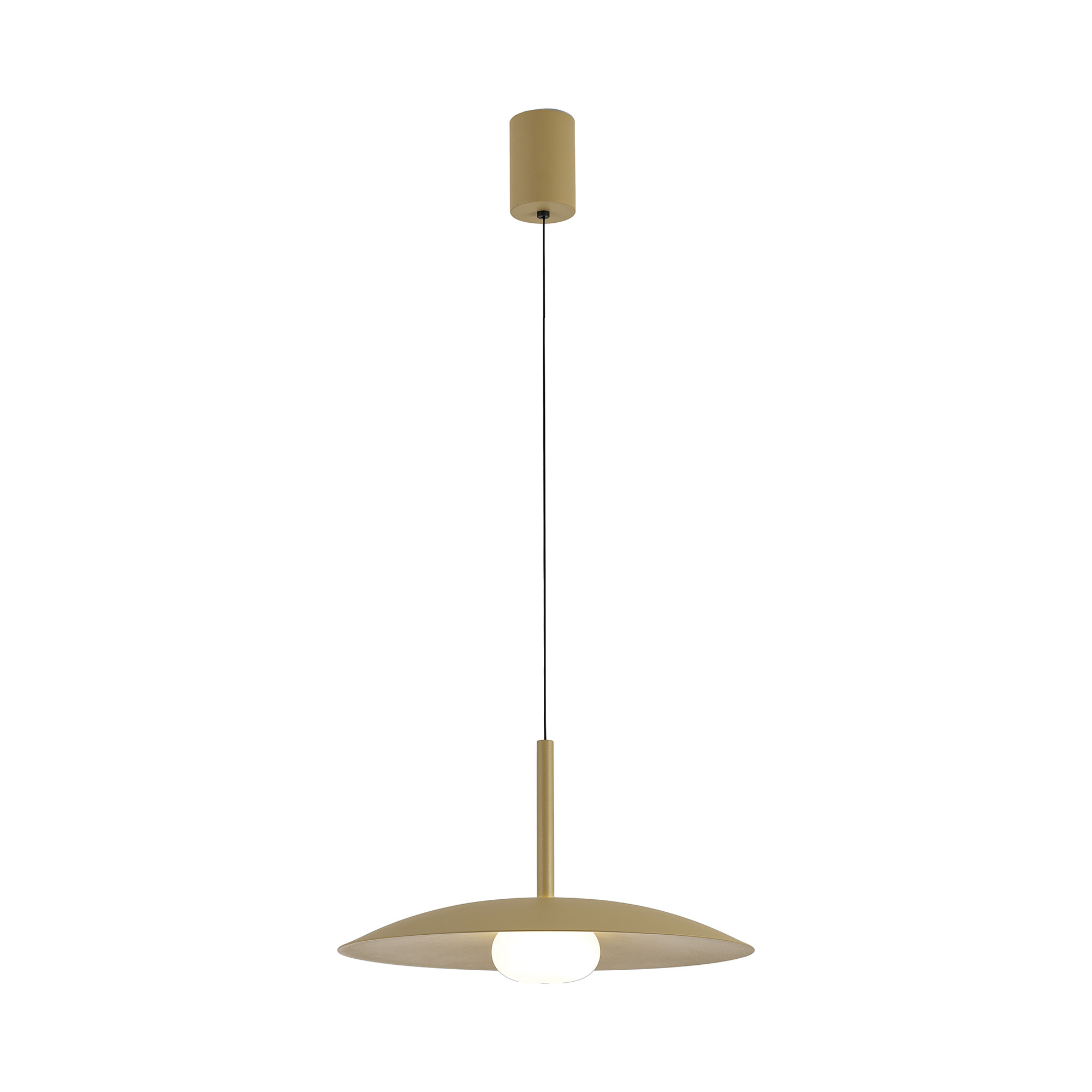 M8976  Lidia 40cm Pendant 12W LED 3000K Matt Gold